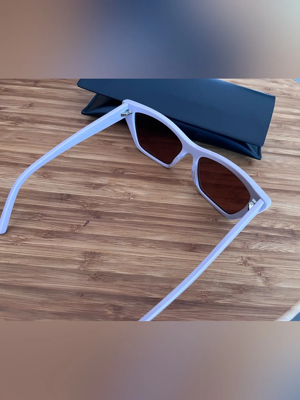 Saint Laurent Pink Rectangle Sunglasses